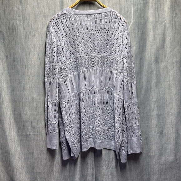 🚩 Wild skye blue Women's Light Knit Sweater size XXL - Picture 7 of 7